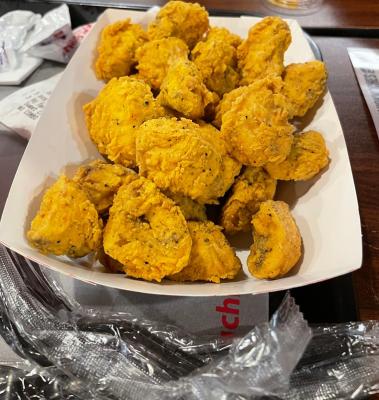 Amazing fried Mashrooms